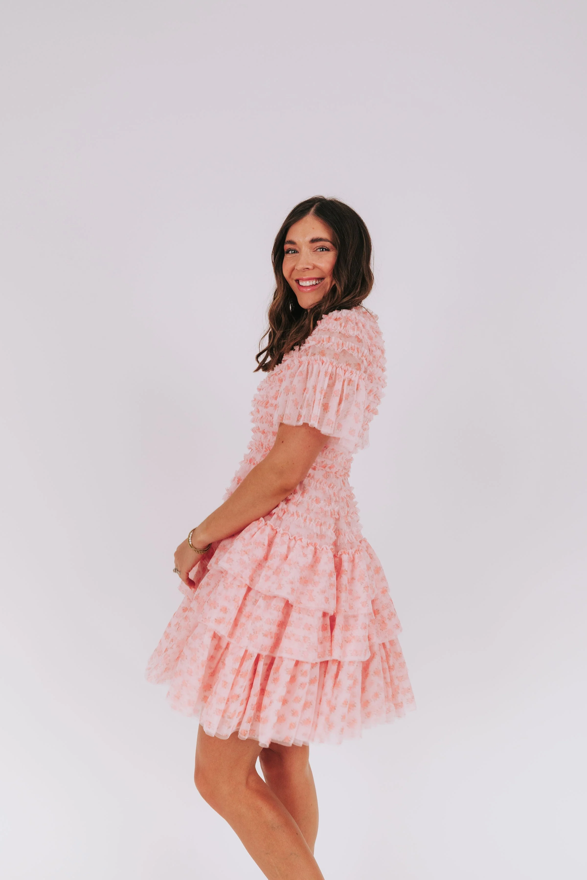 EXCLUSIVE - Cherry Blossom Ripple Dress - Image 19