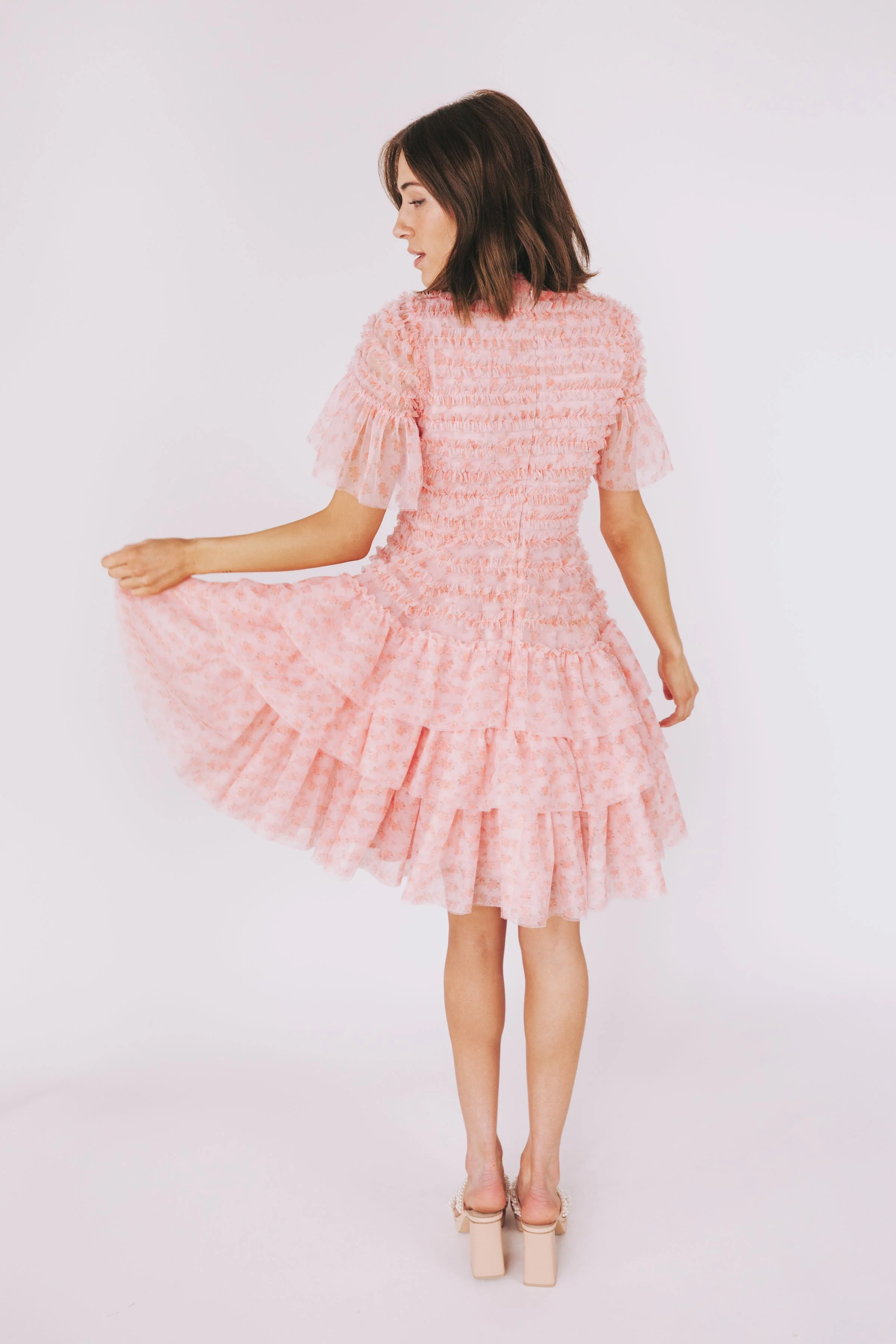EXCLUSIVE - Cherry Blossom Ripple Dress - Image 9