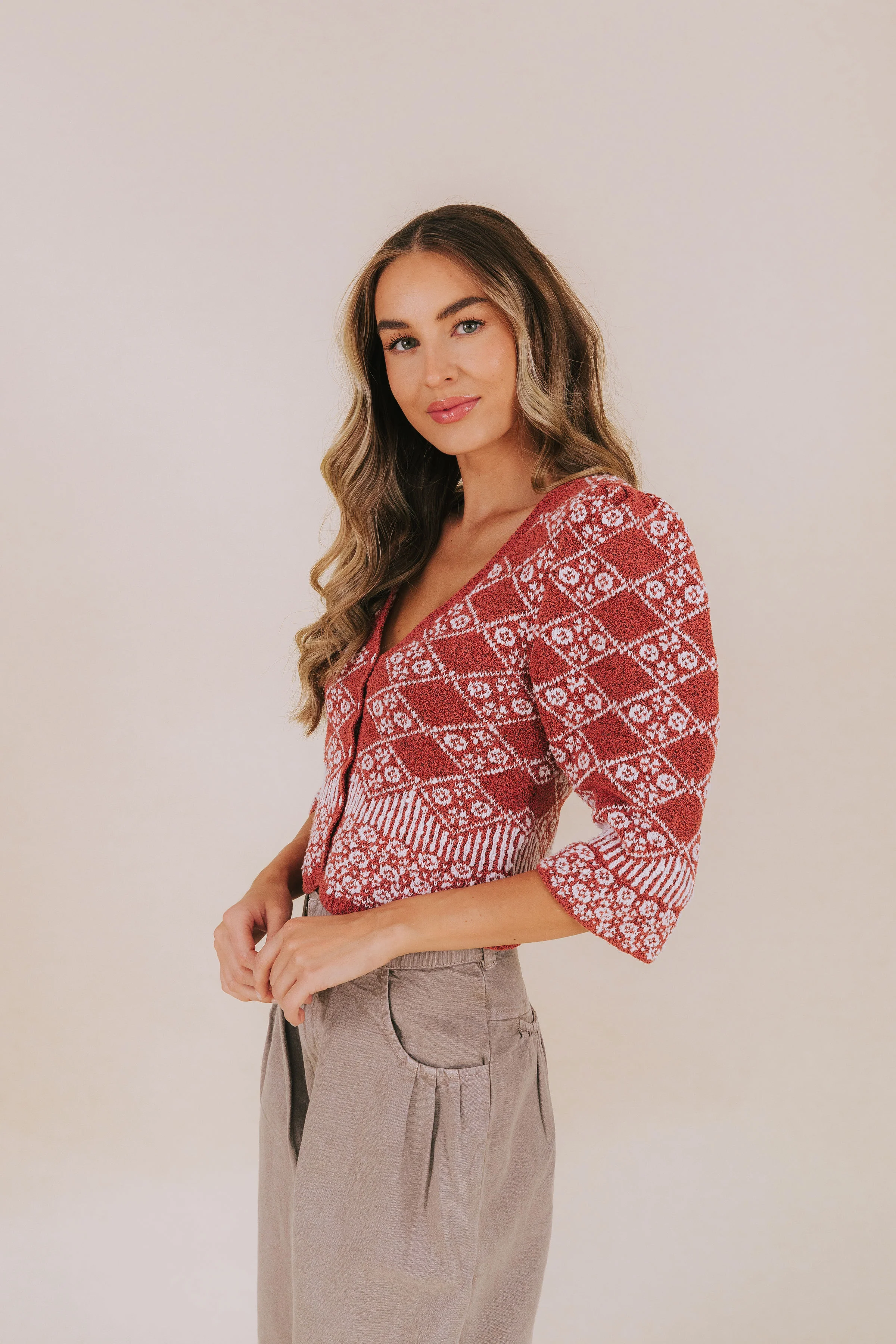 FREE PEOPLE - Geo Floral Cardi - Image 4