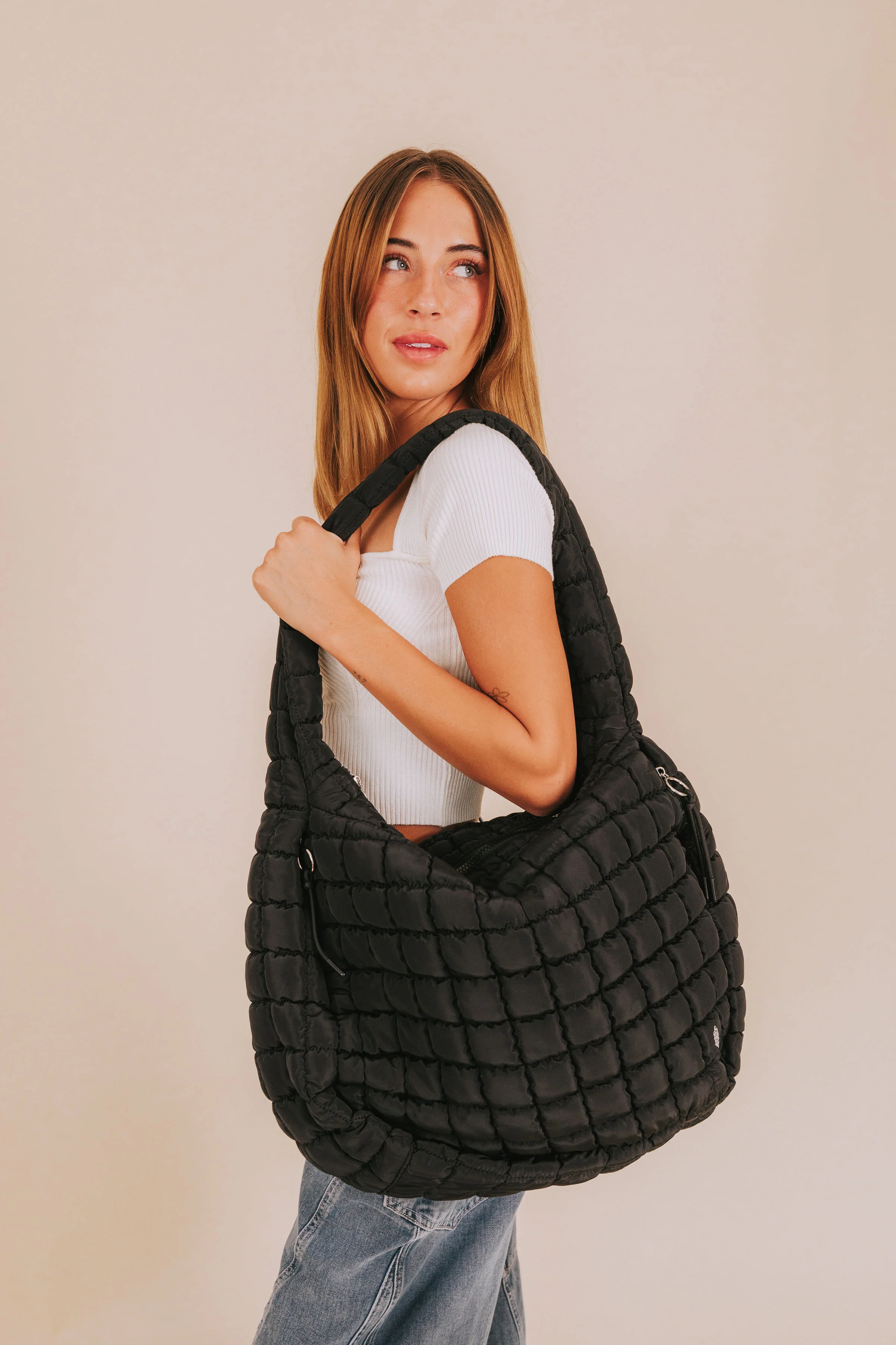 FREE PEOPLE - Quilted Carryall - 16 Colors! - Image 27