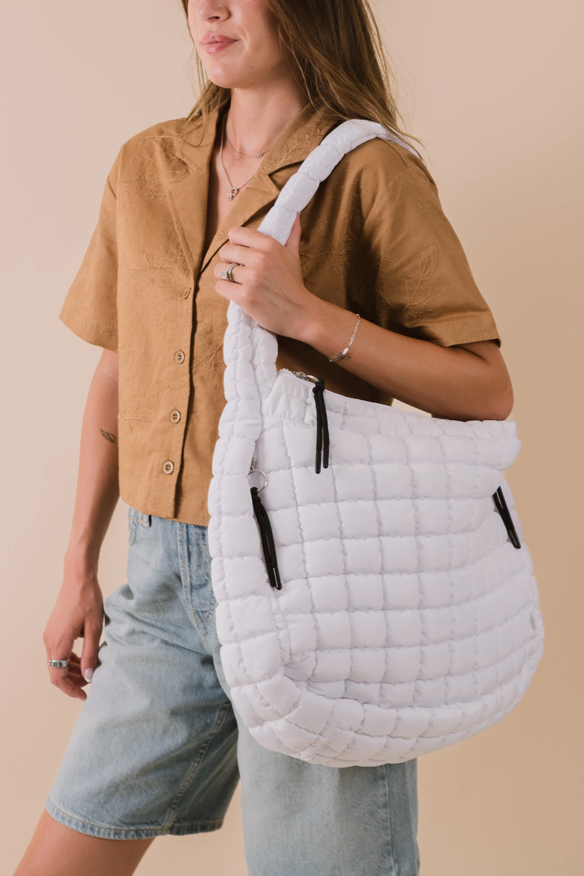 FREE PEOPLE - Quilted Carryall - 16 Colors! - Image 35