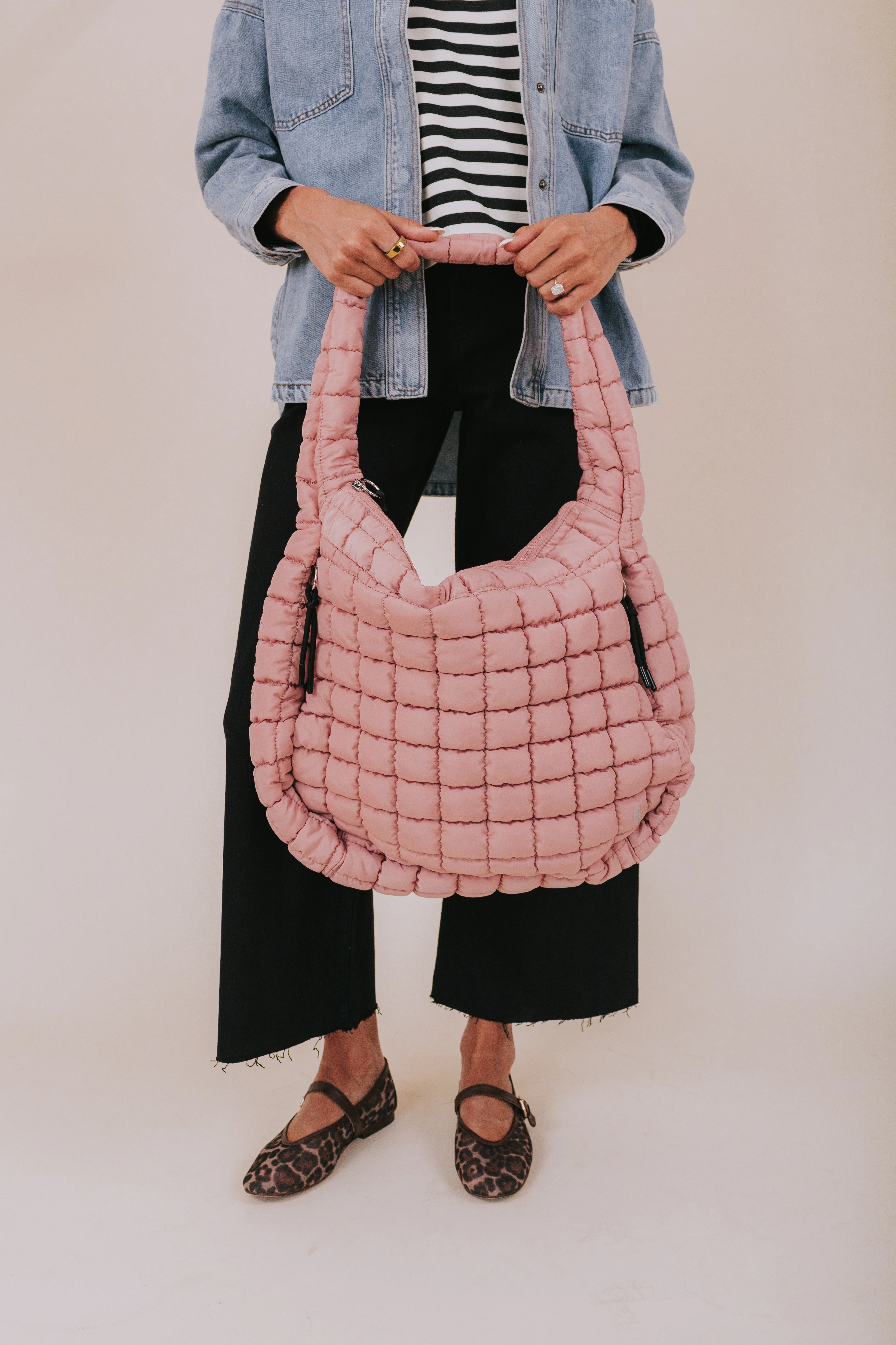 FREE PEOPLE - Quilted Carryall - 16 Colors! - Image 46