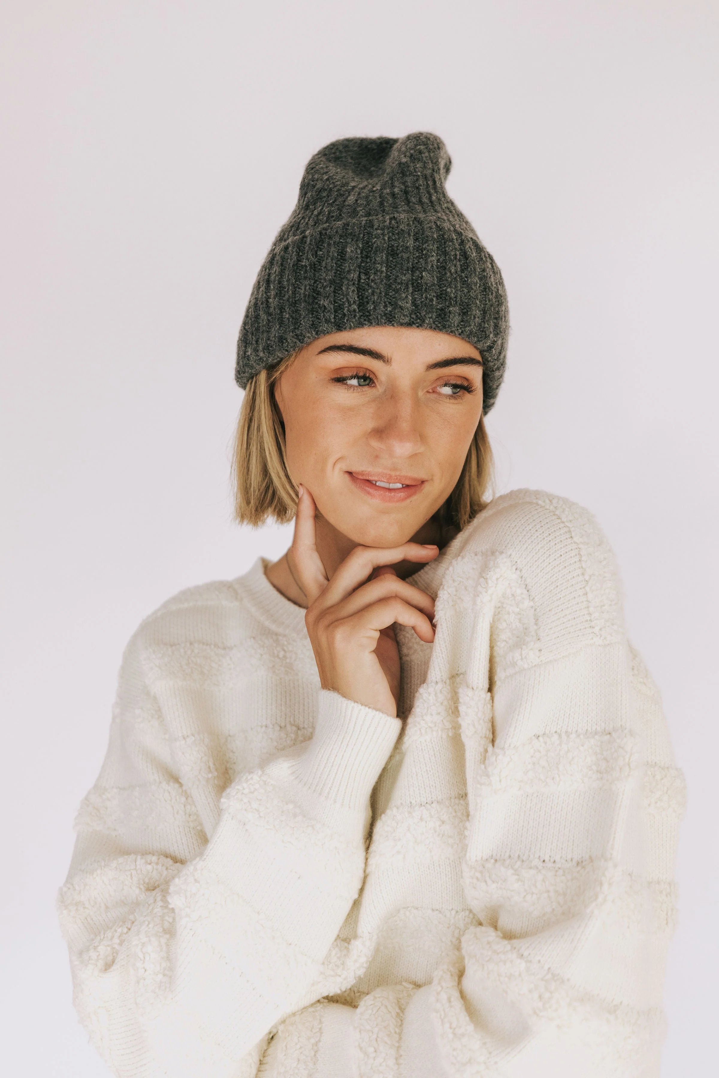 FREE PEOPLE - Winnie Waffle Cuff Beanie - 2 Colors! - Image 5