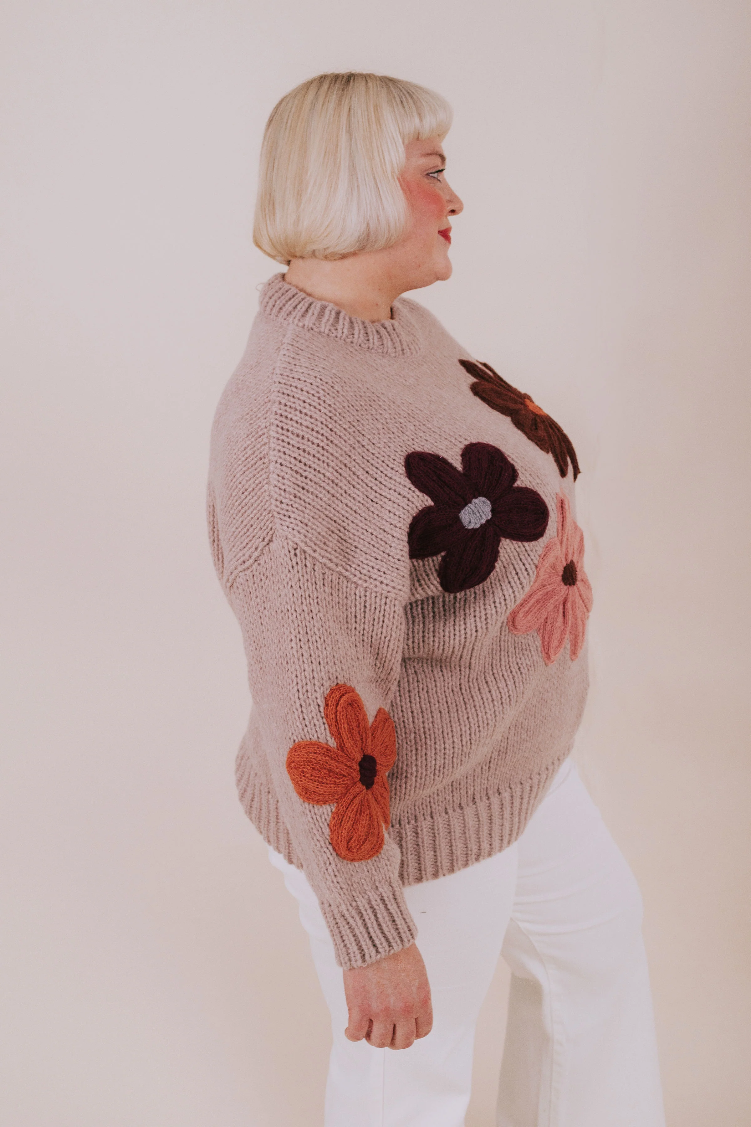 PLUS SIZE - Flower Shop Sweater - Image 4