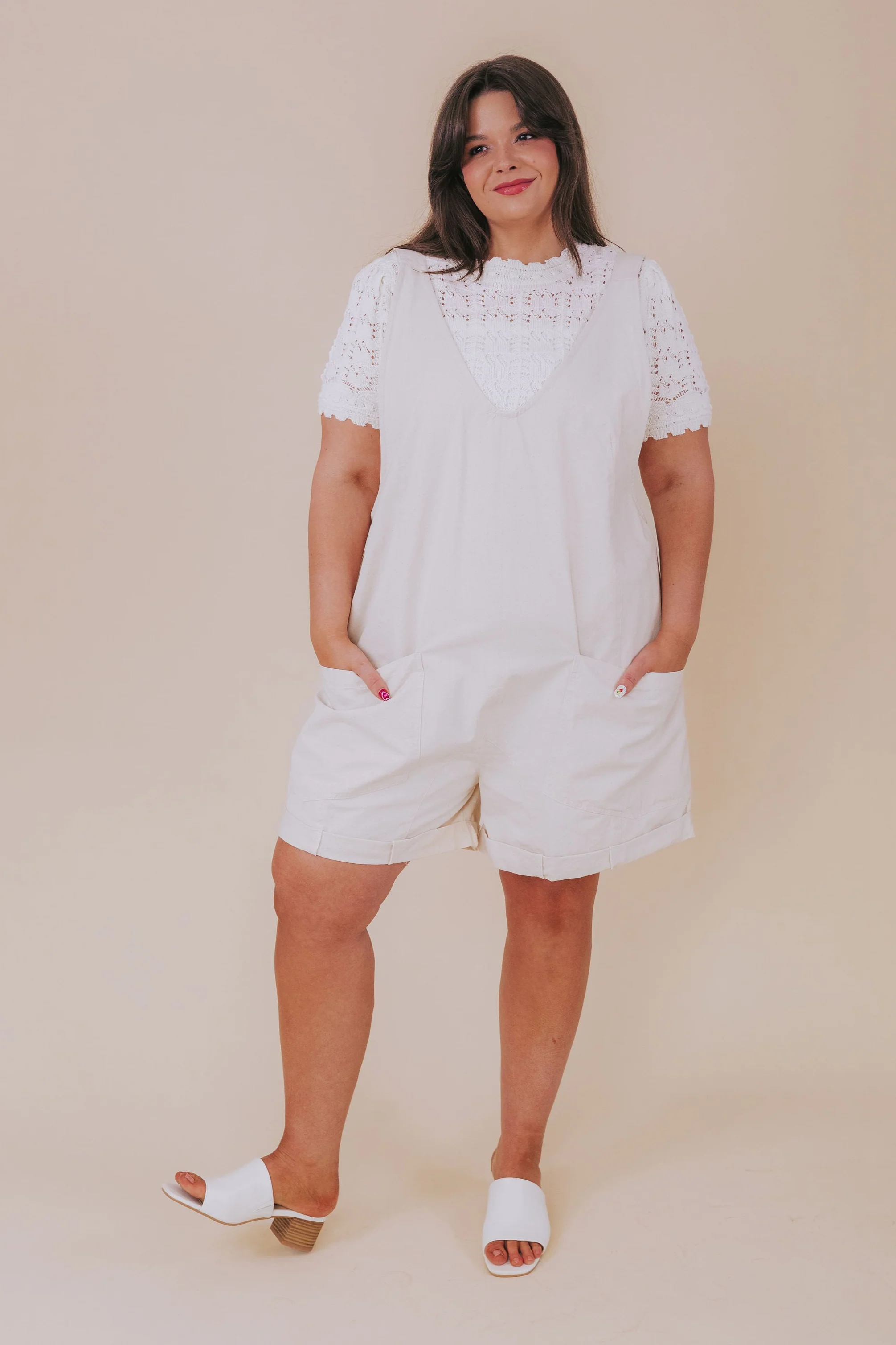 PLUS SIZE - Keep It Simple Romper - Image 6