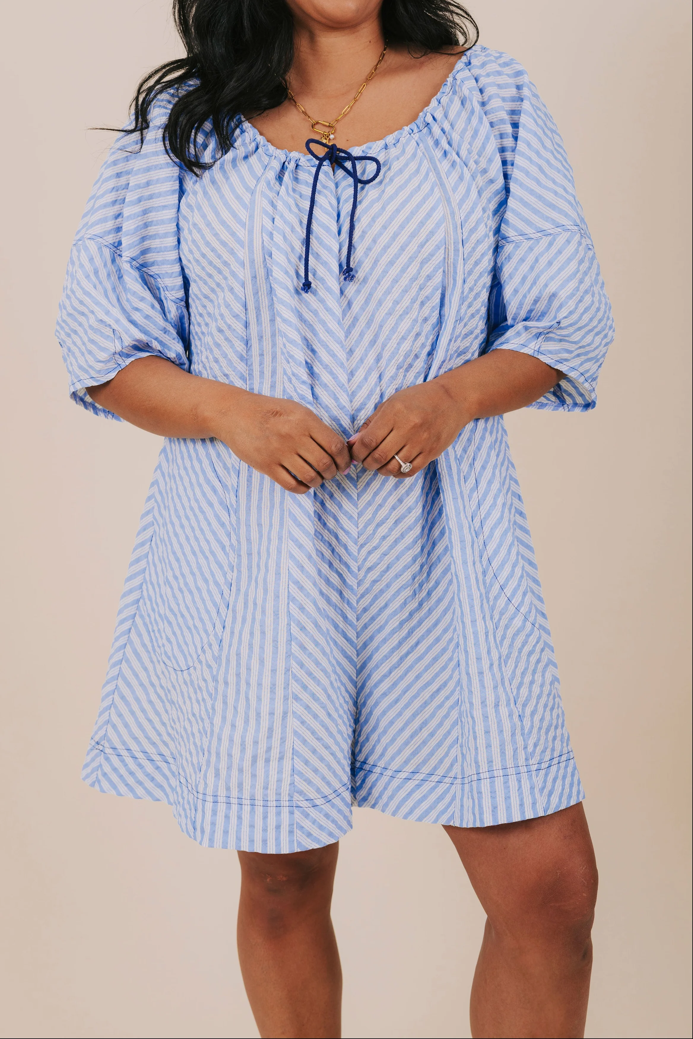 PLUS SIZE - On The Shore Romper - Image 4