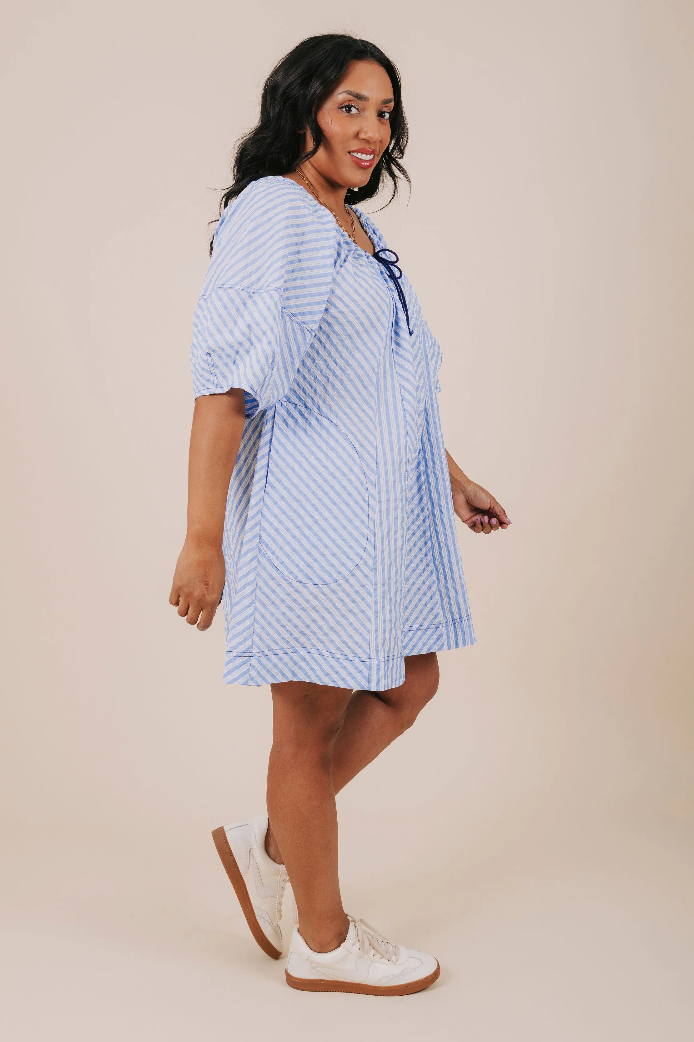 PLUS SIZE - On The Shore Romper - Image 5